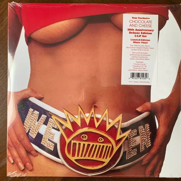 Ween Chocolate & Cheese 3-LP ~ Exclusive Colored Vinyl (White) ~ New/Sealed! - Picture 2 of 4